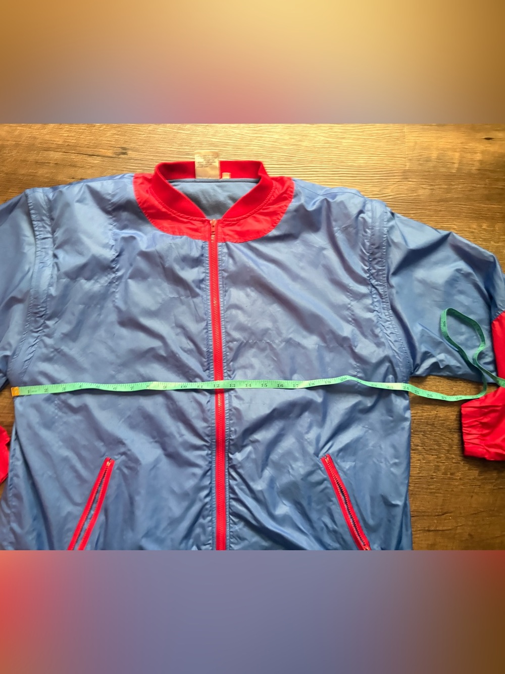 Reebok True Vintage 80s track jacket vector starburst logo sz L - Picture 7 of 12